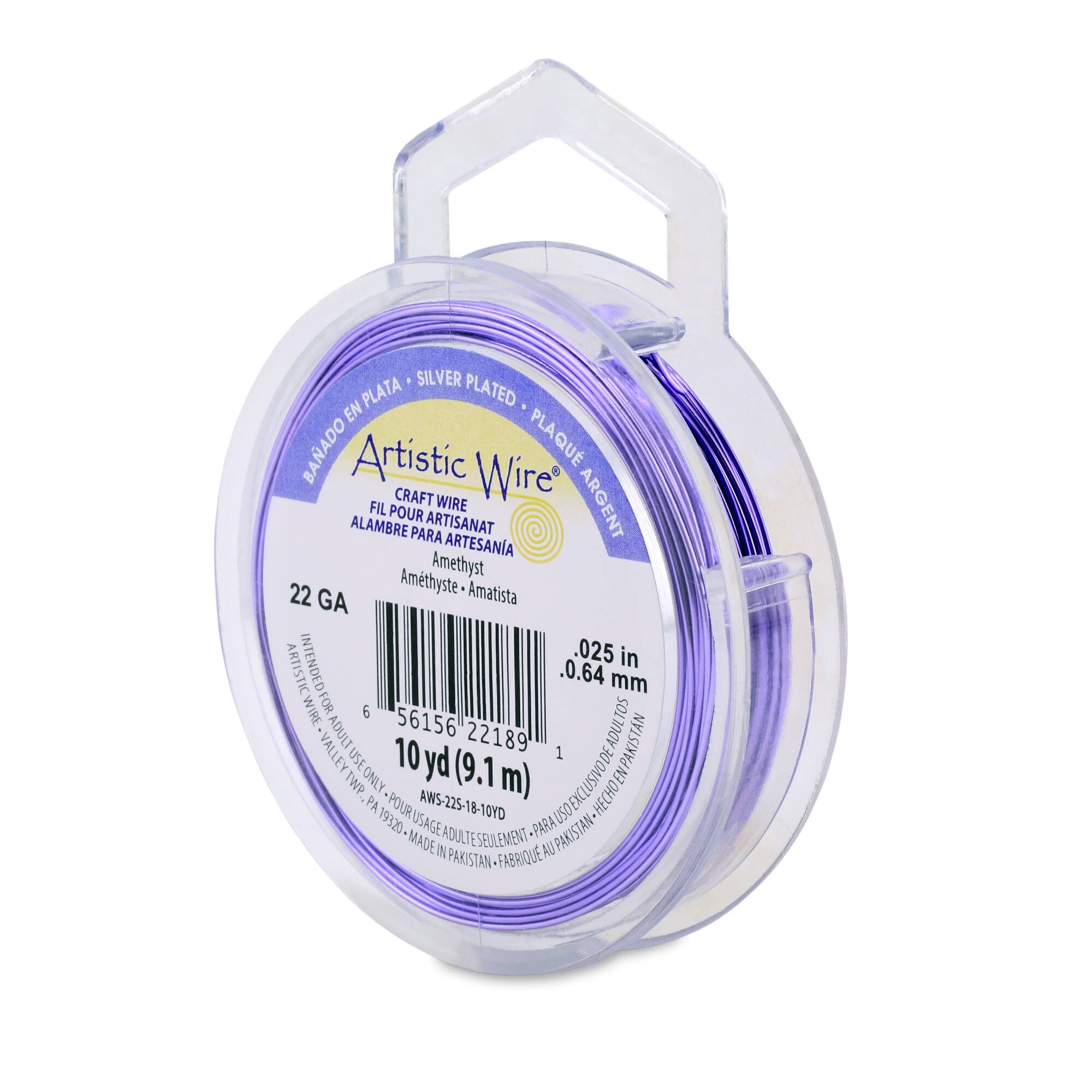 Artistic Wire® Gauge Silver Plated Tarnish Resistant Colored Copper Craft Wire